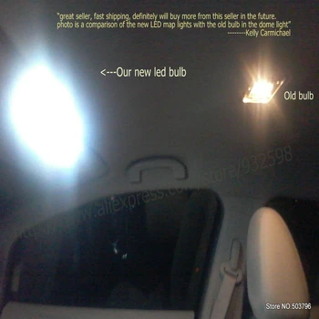 Auto Led Interjera Apgaismojums Par 2017. gadam kia Borrego Auto automotive Auto Led dome gaismas spuldzes automašīnām 14pc