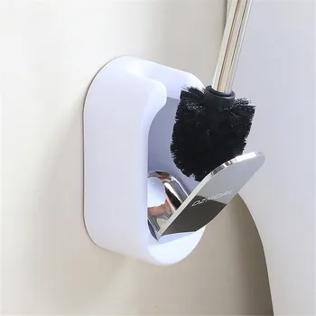 Tualetes birste, kas var piestiprināt pie sienas tualetes birste un turētājs uzstādīt nerūsējošā tērauda vannas istaba tualetes birste L0411