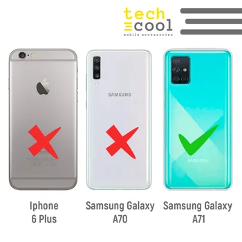 FunnyTech®Stand case for Samsung Galaxy A71 l Seviļas de reyes Eiropā Silikona vers.1
