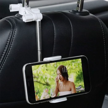 Ir 2021. Jaunas Automašīnas Atpakaļskata Spoguļa Kronšteinu Tālruņa Turētājs iPhone 12 GPS Sēdeklī, Viedtālruņu Auto Telefona Turētājs, Statīvs Regulējams Atbalsts