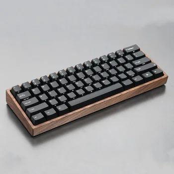 GH60 Cietā Gadījumā, Koka Korpusa pamats 60% Mini Mechanical Gaming Keyboard Jaunas