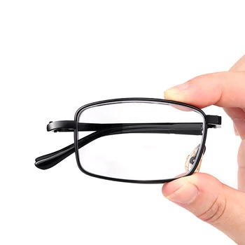 SHINU Zilā Gaisma Lasīšanas Brilles Vīrieši Sievietes Locīšanas Nelielu Brilles Rāmi Melnā Metāla Glāzes Ar Nelielu Ādas Gadījumā Ebook Lasītājs
