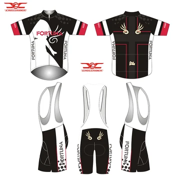 Crossriders 2019 BLACK Fortuna īss riteņbraukšana jersey MTB Velosipēds drēbes Kreklu, riteņbraukšana apģērbu Roupa Ropa De Ciclismo CY-15