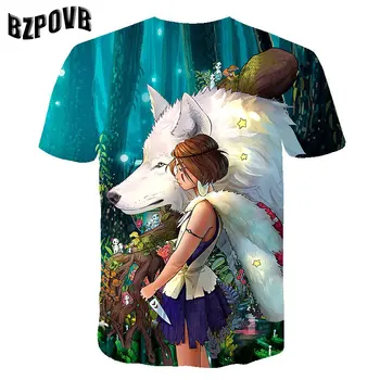 Vilks Zēnu t krekls Bērniem, Anime T Harajuku T krekls Meitenēm Bērnu Smieklīgi T-Krekls Bērnu Apģērbu 2020. Gada Vasaras Ikdienas Topi