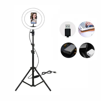 Selfie Riņķa Gaisma ar Statīvu Aptumšojami Selfie Gaismas Gredzenu Lampas LED Zibspuldzi Ringlight ar Statīvu Foto studija tiktok