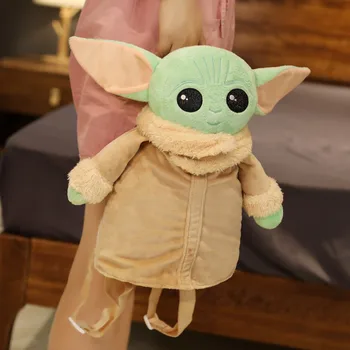 35cm Star Wars Force Modina bērnu yoda plīša Rotaļlietas, Multfilmas Peluche Gudrs Zvaigžņu Gudrības Kapteinis Kid Pildījumu Rotaļlieta Bērniem