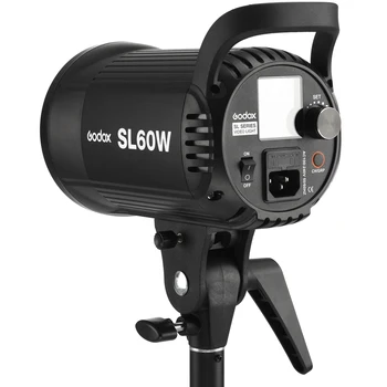 Godox LED Video Gaisma SL-60W SL60W 5600K Baltā Versija Video Gaismas Nepārtrauktu Gaismu Bowen Mount Studijas Video Ieraksts