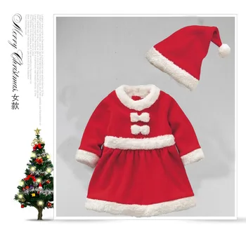 Jauno Gadu Bērni Santa Claus Cosplay Kostīmu ziemassvētku apģērbs sievietēm Ziemassvētku Bērnu, Zēnu, Meiteņu Drēbes, red hat un kostīms