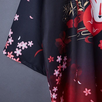 Uzlabota Japāņu Kimono Jaka Vasaras Pludmales Sauļošanās Zaudēt Kimono Vīriešu Krekls Yukata Haori Retro Sieviešu Āzijas Kostīmi