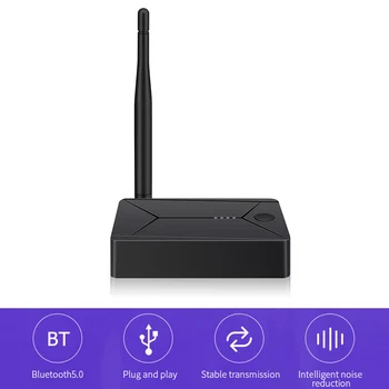 Bluetooth 5.0 Audio Raidītāju 3,5 mm AUX Jack RCA USB Stereo Koaksiālie Optisko SPDIF Wireless Dongle Adapteri TV DATORA Austiņas