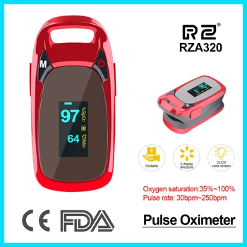 RZ Jauns Dizains Pirksta Pulsa oksimetru Likme asinsspiediens Veselības Aprūpes CE FDA OLED displeju Skābekļa Modinātāja iestatījums A320