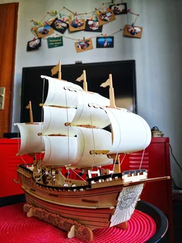 Buru laivu, kuģu Jigsaw Rotaļlietas, Mācību ēku prāmju modelis puzzle dāvanu bērniem, 3D Koka DIY koka bērnu rotaļu mācīšanos laivu