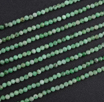 Vairumtirdzniecības Dabas Īstu Zaļo Smaragda Slīpētas RoundLoose Mazās Pērlītes 16