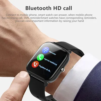 Cobrafly 1,4 collu Bluetooth Zvanu Smart Skatīties Vīrieši sirdsdarbība Fitnesa Tracker Smart Pulkstenis Sievietēm GTS Smartwatch par Xiaomi PK P8