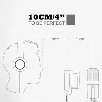 Bm 800 Mikrofona Statīvs Šķērveida Roku Pop Filter Set Kondensatora Mikrofons Šoks Mount Blue Yeti Samson Mic BM800 пантограф