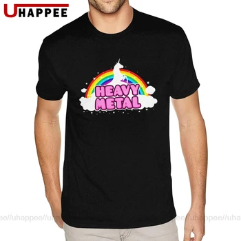Vairumtirdzniecības Smagā Metāla Unicorn T Krekls Mens Plus Lieluma Īsām Piedurknēm Ultra Kokvilnas O-veida kakla t-veida Krekls