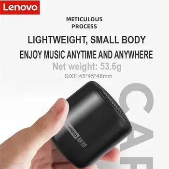 Lenovo L01 TWS Mini Bluetooth Skaļrunis Portatīvo Āra Skaļrunis Bezvadu Kolonnas Stereo Surround Mūzikas Bass Ūdensizturīgs Skaļrunis