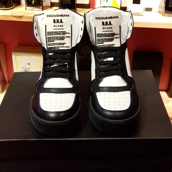Vīriešu kurpes Sneaker augstas kvalitātes Nekustamā Ādas zābaki