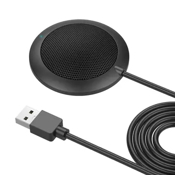 Stereo Izkliedētā Pikaps Kondensatora Mikrofons Mic USB Savienotājs Balss Tērzēšanas Biznesa Tikšanās Konference Darbvirsmas Datoru