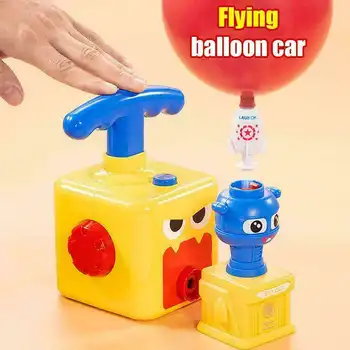 JAUNU Spēku gaisa Balonu Palaišanas Torni, Rotaļlieta, Puzzle Fun Izglītības Inerces dzinēju Automašīnas Zinātnes Experimen Rotaļlieta Bērniem Ziemassvētku Dāvanu