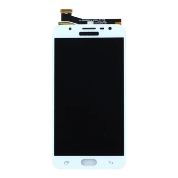J7P LCD Samsung Galaxy J7 Ministru G610 G610M G610F G610Y LCD Displejs, Touch Screen Digitizer Asamblejas Krāsu Blackd Balts Zelts
