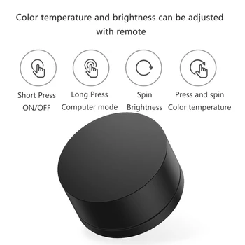 Xiaomi Mijia Datora Monitora Gaismas Josla USB LED Ekrāns Karājas Lampas Acu Aprūpes Ra90 Tālvadības Dimming Krāsu Temperatūra