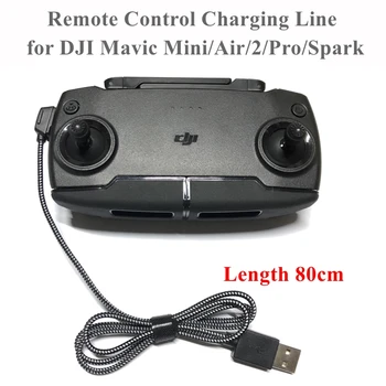 Ātrās Uzlādes Lādētājs USB Vads Neilona Tiešsaistes Savienojumu ostas 80cm Adapteris Svina Stieple DJI Mavic Mini/Pro/Air 2 Dzirksteles Tālvadības pults