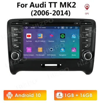 IPS 4G 7 Collu Android 10 2 DIN Auto DVD GPS Audi TT MK2 8J 2006 2007 2008 2009 2010 2011 2012 multimediju atskaņotājs, radio