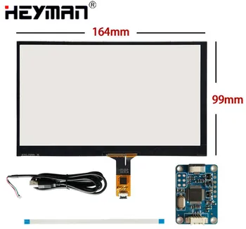 7 collu LCD Ekrāns Displeja Monitors ar Tālvadības Vadītāja Kontroles padomes 2AV HDMI VGA Aveņu Pi Banānu/Apelsīnu Pi mini dators