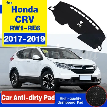 Anti-Slīdēšanas Paklājiņš Paneļa Vāciņu Pad Saulessargs Dashmat Aizsargātu Auto Paklājs Aksesuāri Honda CRV 2017 2018 2019 RW1-RE6