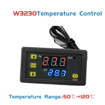 W3230 LED Displejs, Instrumenti, Apkures, Dzesēšanas Mērītājs, Temperatūras regulators Instrumentu Ieslēdziet Digitālo Sensoru, Ūdensizturīgs, Augsta Precizitāte