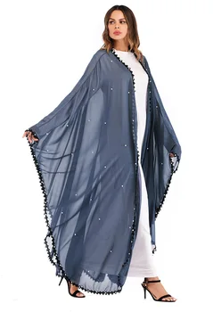 Musulmaņu bat piedurknēm dimanta Abaya Islāma Kimono Jaka Ilgi Drēbes, Kleitas Tunikas Vestidos Ramadāna turku Islāma abaya wq1167