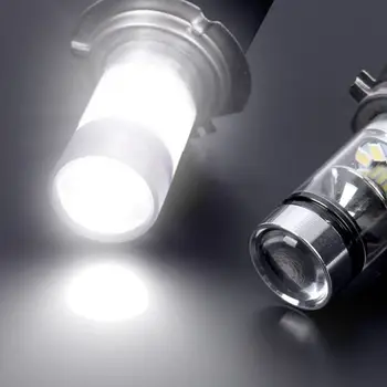 1 Pāris High Power LED H7 Spuldze 100W 20LED Auto Gaismas Miglas Lukturi priekšējo Lukturu 6000K Balts