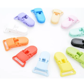 50gab/daudz Modes Baby Plastmasas zīdaiņu mierinātāji Klipus Nomierināt Māneklīša 20mm Bērnu Barošanas Piederumi Instrumenti Multi Krāsas