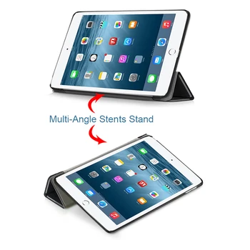 MTT Tablet Case For iPad 9.7 collu 2017 2018 Slim PU Leather Flip Stends Segtu Smart Aizsardzības Apvalks a1893 a1954 a1822 A1823