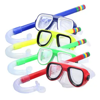 Bērnu peldēšanas Brilles Snorkelēšana, Daivings + Elpošanas caurule, 4 Krāsas, Peldēšana, Ūdens Sporta Brilles Niršanas Brilles Puisis&Meitene