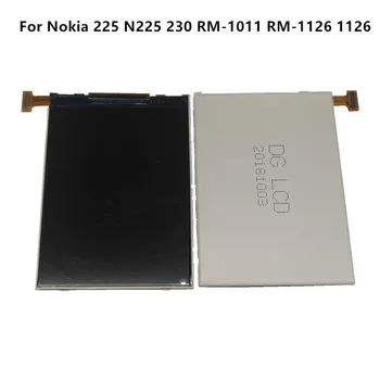 Azqqlbw 100gab/daudz Par Nokia 225 N225 230 RM-1011 RM-1126 1126 LCD Ekrāna Displejs Ekrāna Rezerves Daļām Nokia 225 RM-1012