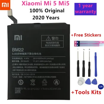 Xiaomi Sākotnējā Tālruņa Akumulatora BM22 Par Xiaomi MI 5 5X Mi 4C Mi 6 Mi 8 Redmi, Ņemiet vērā, 5.A 5.A Pro BM35 BM39 BN31 BM3E Baterijas