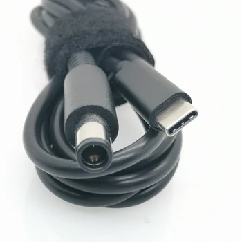 USB Type C PD Uzlādes Kabelis priekš Dell Latitude 7.4*5.0 mm DC Plug Connector Strāvas Adapteris Converter Klēpjdatoru, Lādētāju, Vadu Kordas