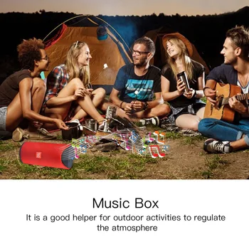 Pārnēsājamie Bezvadu Bluetooth Skaļruni, Mini Kolonnā 3D Stereo Bass Sound Bar Subwoofer Mūzikas Atskaņotāja Skaņas Sistēma Skaļrunis FM AUX