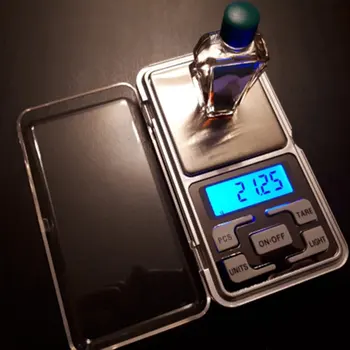 200g/500g X 0.01 g Rotaslietas Kabatas MIni Svari ar Augstu Precizitāti Zelta Dimanta Rotaslietas svara Balanss Elektroniskie Svari LCD