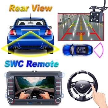 Essgoo Auto Radio 2 Din Android 9.1 Par Volkswagen/VW/Skoda/Seat Autoradio Bluetooth 2din GPS Multimedia Player Pogu Apgaismojums