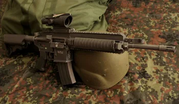 95cm 1:1 HK416 M416 Papīra Paraugs Uzbrukums Šautene Submachine Gun Puzzle Spēle, Zēns, Meitene Dāvanu