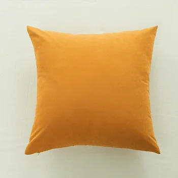 Cietā dzeltenā krāsa oranža spilvenu pārvalki 40*40 45*45 50*50 55*55 60*60cm nr. iekšējo spilvenu spilvendrānas almofada lai dīvāns X100