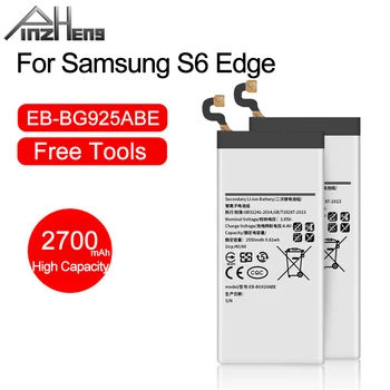PINZHENG 2700 mAh Akumulators Samsung Galaxy S6 Malas G9250 G925F Akumulatora EB-BG925ABE Nomaiņa Mobilā Tālruņa Akumulators