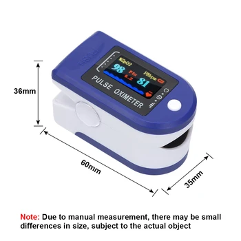 Digitālā Pirksta Pulsa oksimetru LED Displejs Asins Skābekļa Līmeni SpO2 Pirkstu Oximeter Sensors Piesātinājumu Pirkstu Monitors Mērītājs