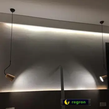 Mūsdienu Ziemeļvalstu Ēdamistaba Karājas Gaismas Guļamistabas Gultas Dekors LED Lampas, Vienkārši sakausējuma Pendant Light virtuves lampa, Gaismeklis
