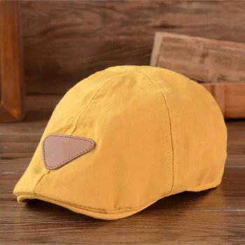 Jauno modes cute baby kokvilnas cepures Beretes vienkrāsainu bērniem, bērnu cepure vasaras saules cepures beisbola cepure chapeau enfant