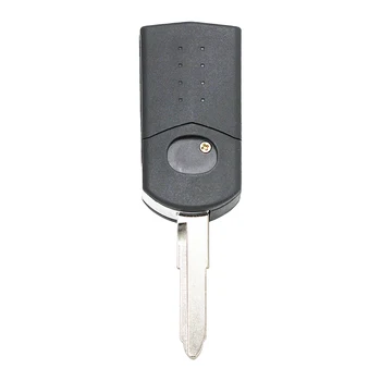 2 Pogas Locīšanas Flip Tālvadības Atslēgu 433MHZ ar 4D63 Čipu Keyless Ieceļošanas Priekš Mazda 5 M5