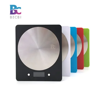 BECBI Elektronisko Bloku Virtuves Mēroga 5000g/1g LCD Sadzīves Digitālo Līdzsvaru Svaru Diētas Pārtikas Apjoma
